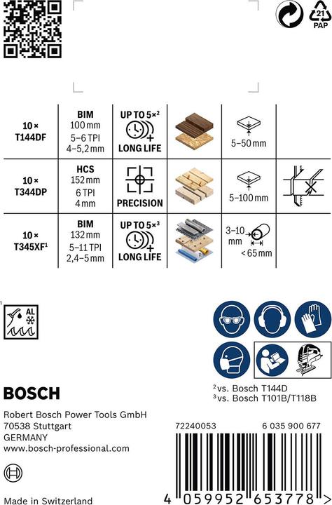 Produktbild Bosch Professional Zubehör PRO Wood and Metal Rough Cut Set, 100 mm