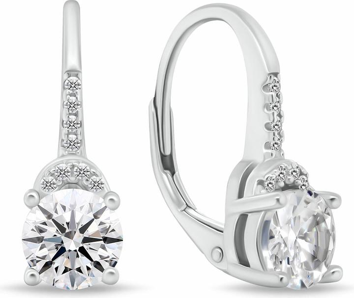 Produktbild Brilio Silver - Charming silver earrings with zircons EA117W