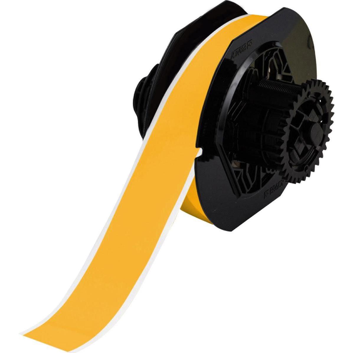 Brady, Etiketten, B30C-1125-7569-YL, Standard Vinyl, Gelb, glänzend, 29.00 mm x 30.00 m, Endlos