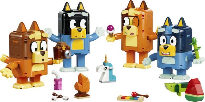 Produktbild LEGO Blueys Familie aus Steinen (11217, LEGO Bluey)