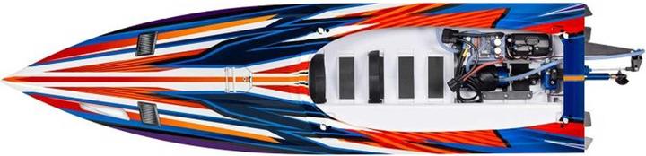 Image du produit Traxxas BOAT SPARTAN SR 1037mm 1:10 EP RTR ORANGE TQi 2.4GHz SANS chargeur et SANS accu