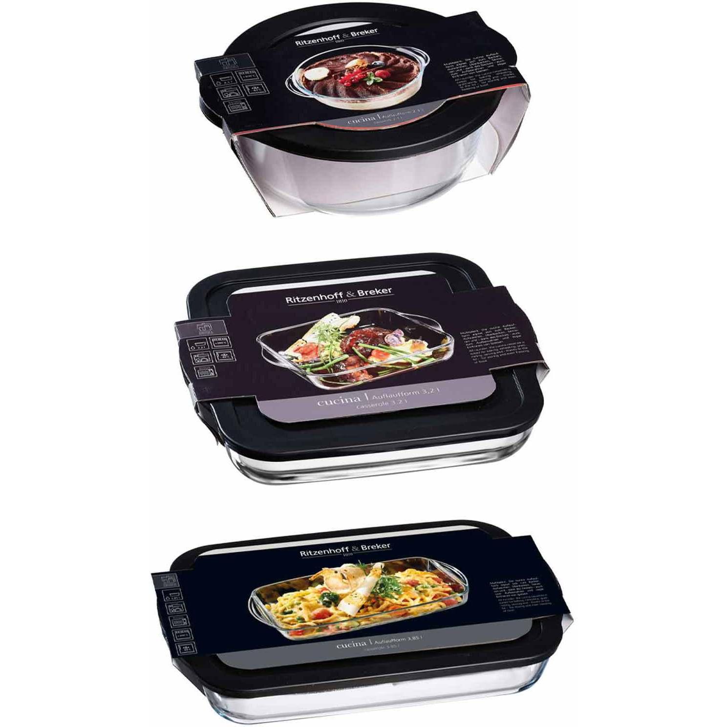 Thumbnail - Ritzenhoff & Breker Auflaufformen Cucina, Auflaufform, Transparent