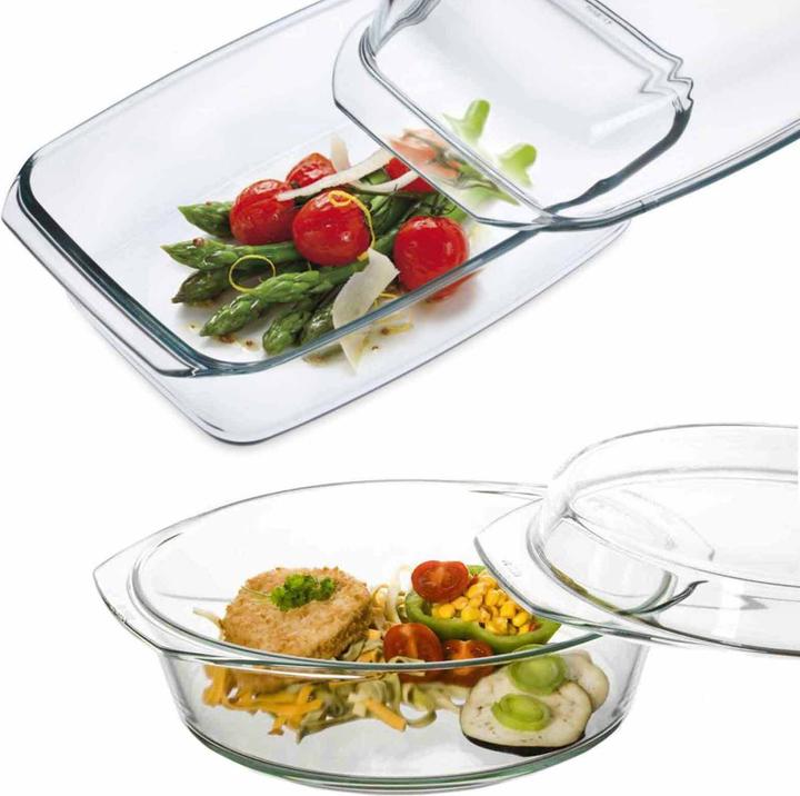 Produktbild Glas Auflaufformen mit Deckel