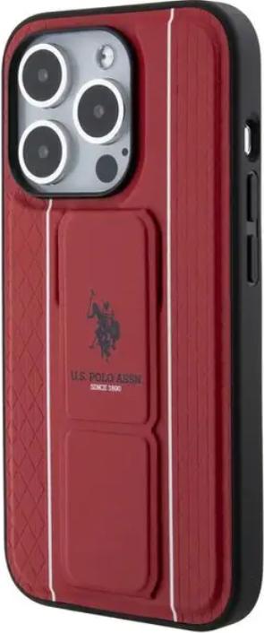Produktbild U.S. Polo Leather Gripstand Case for iPhone 15 Pro Max (Apple iPhone 15 Pro Max)