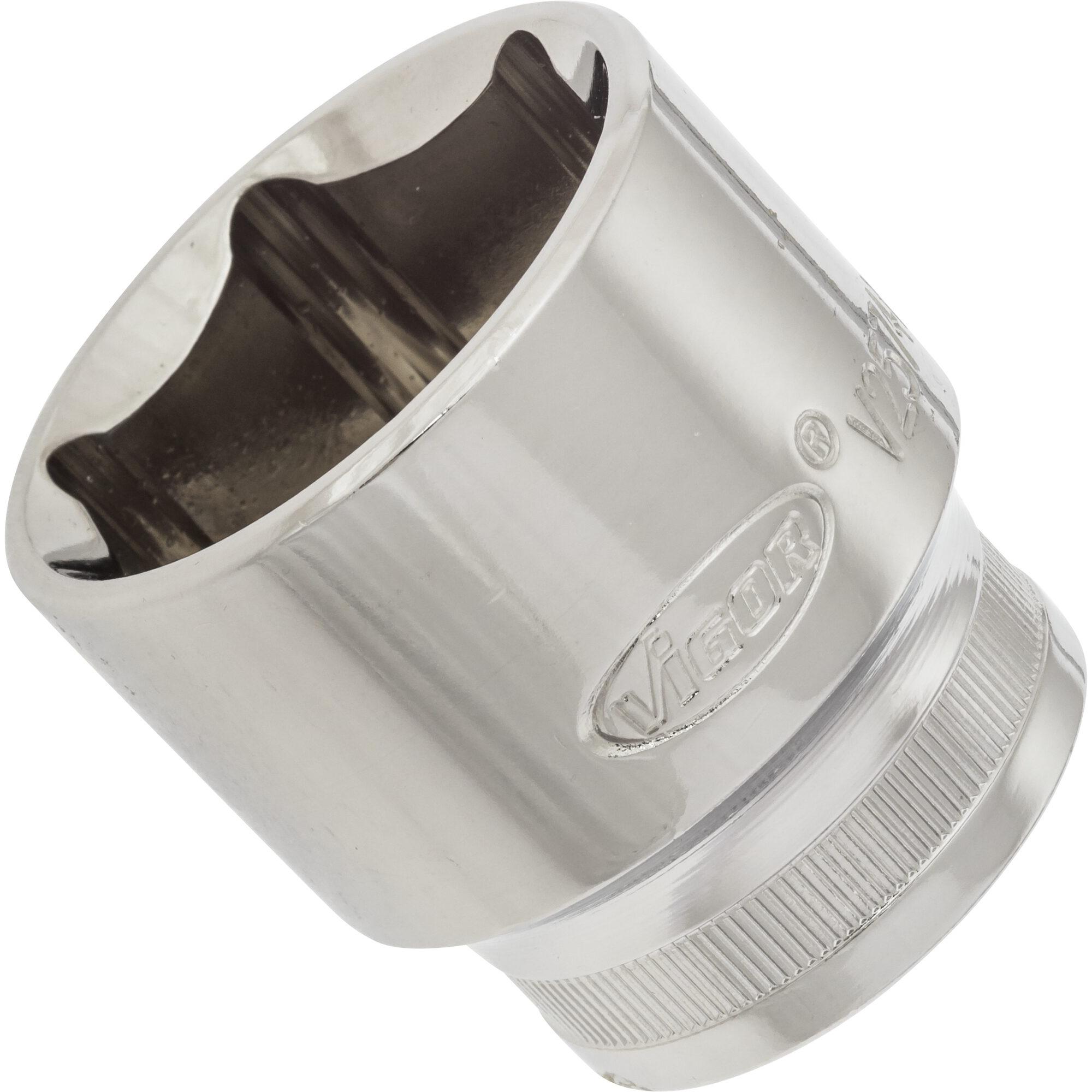 Vigor, Steckschlüssel + Stecknuss, STECKSCHLÜSSEL-EINSATZ 1/2" SW 32 (32 mm)