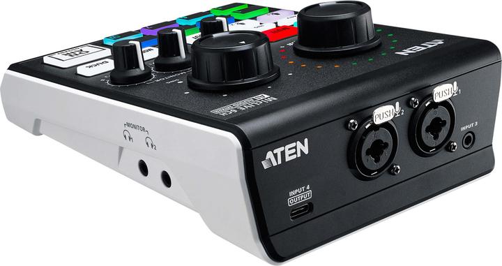 Actual product image Aten UC8000 Podcast AI Audio Mixer MicLIVE 6-CH (Studio- and Livemixer)