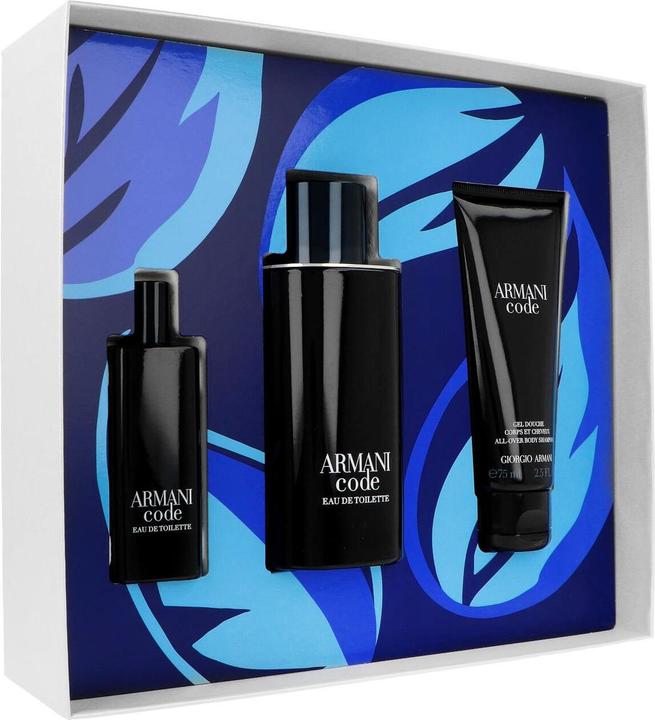 Actual product image Armani Exchange Armani - Code for Men Gift set EDT 125 ml. shower gel 75 ml and miniature EDT 15 ml 125ml (Perfume set)