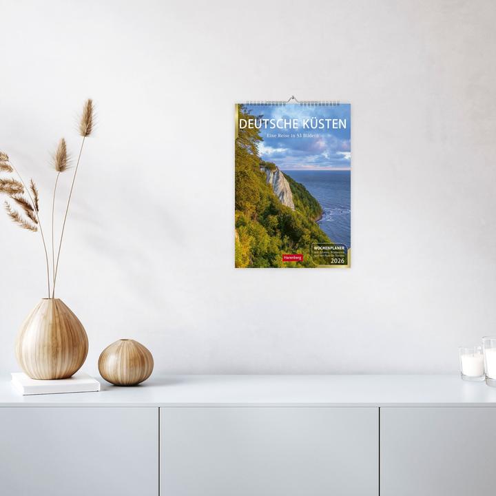 Produktbild Deutsche Küsten Wochenplaner 2026 - Eine Reise in 53 Bildern
