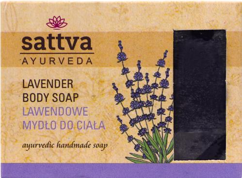 Produktbild Sattva Ayurveda Sattva Body Soap Indian Glycerin Soap Lavender 125G (Flüssigseife)