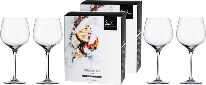 Eisch Burgundergläser Superior SenisPlus (68 cl, 4 Gläser, Rotweingläser)