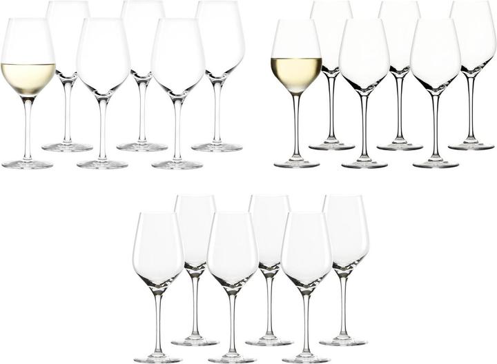 Stölzle Wein- und Sektgläser Exquisit (35 cl, 18 Gläser, Sektgläser)