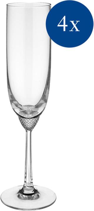 Villeroy & Boch Champagnergläser Octavie (16 cl, 4 Gläser, Sektgläser)