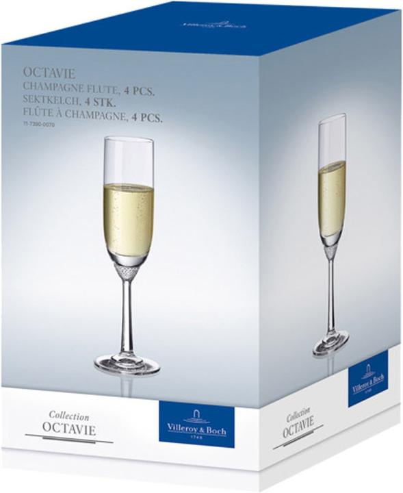 Produktbild Villeroy & Boch Champagnergläser Octavie (16 cl, 4 Gläser, Sektgläser)