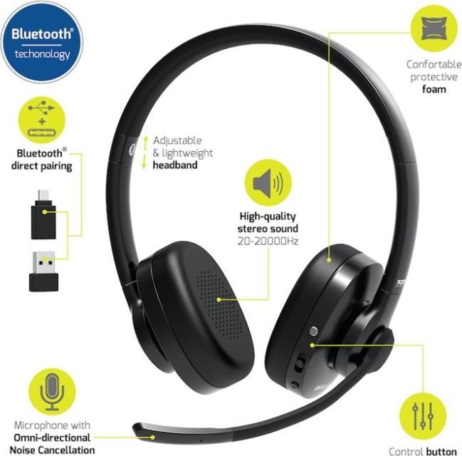 Produktbild Port Designs ON'R 500 (Kabellos, USB-A, USB-C, Google Meet, Microsoft Teams, Skype, Zoom)