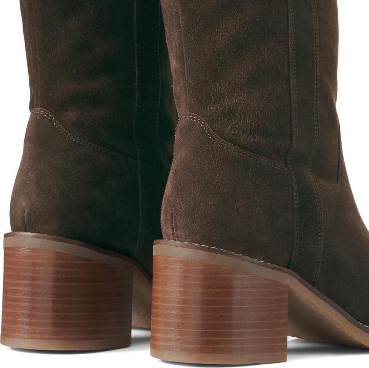 Actual product image La Redoute Collections Suede leather boots (39)