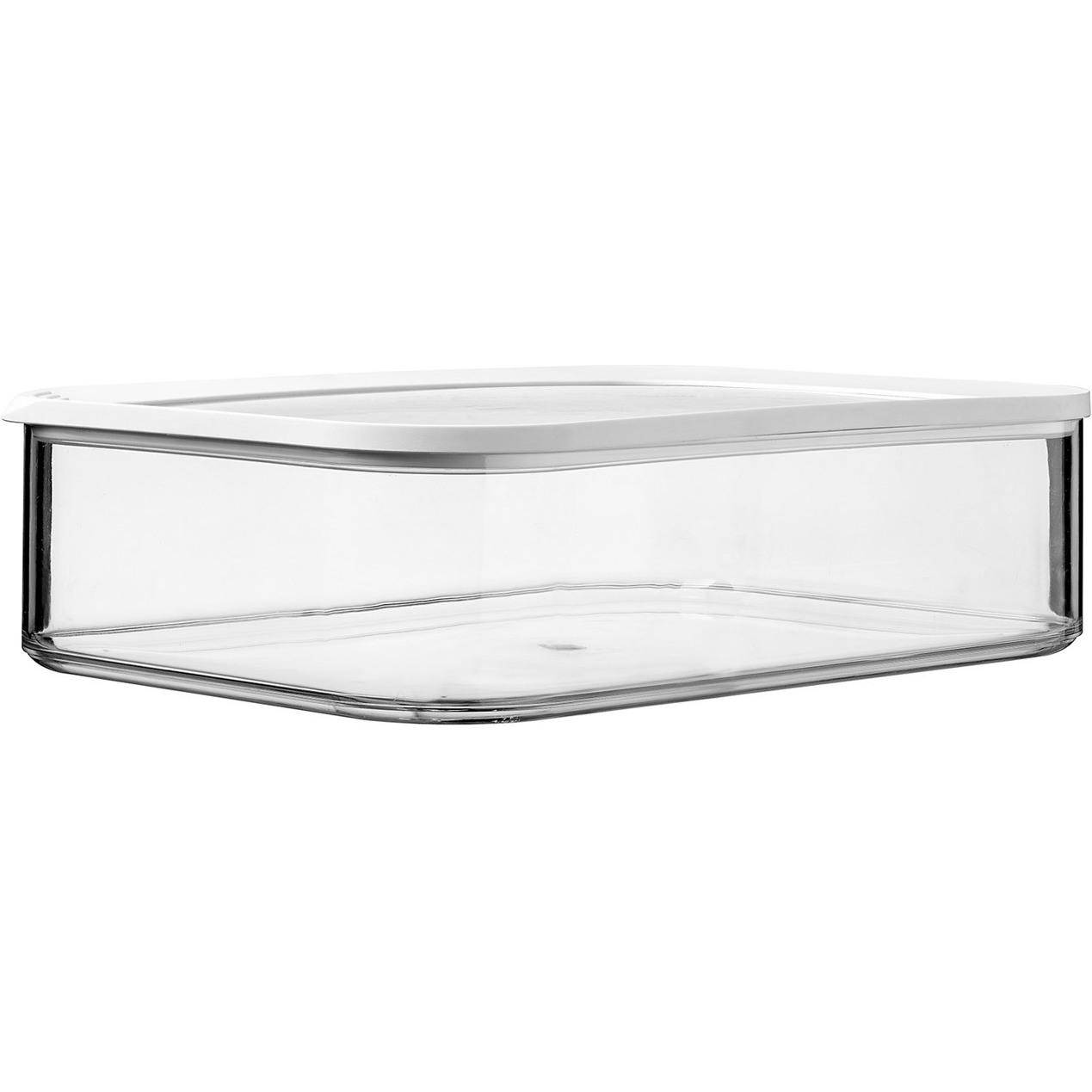 Mepal Aufschnittdose Modula, Vorratsbehälter, Weiss, Transparent