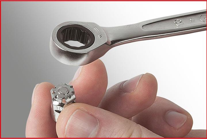 Produktbild KS Tools GEARplus® Ratschenringmaulschlüssel-Satz. 16-tlg. (19 mm)