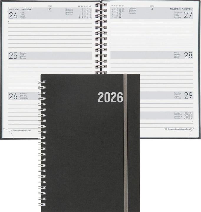 Immagine prodotto Biella Geschäftsagenda Dispo Term Savanna Wire-O (A5, 1 settimana / 2 pagine)
