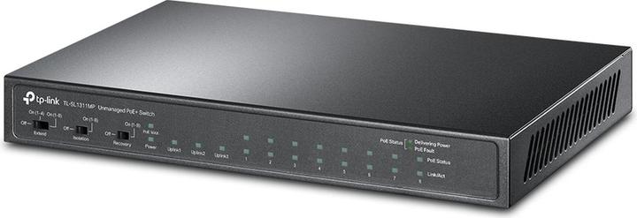 Image du produit TP-Link TL-SL1311MP Commutateur réseau non administrable Fast Ethernet (10/100) Power over Ethernet (PoE) (11 Ports)