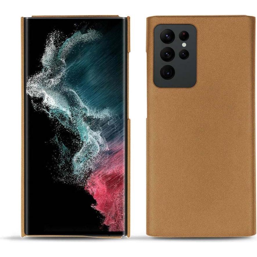 Noreve Lederschutzhülle (Samsung Galaxy S22 Ultra (5G)), Smartphone Hülle, Beige