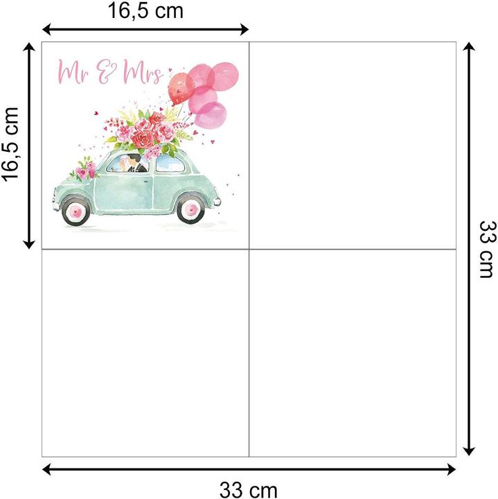 Produktbild ppd Papier (20 Stk., 33 x 33 cm)