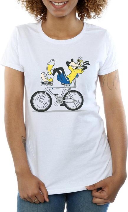 Actual product image Disney Womens/Ladies Goofy Tour De Goofy Cotton T-Shirt (S)