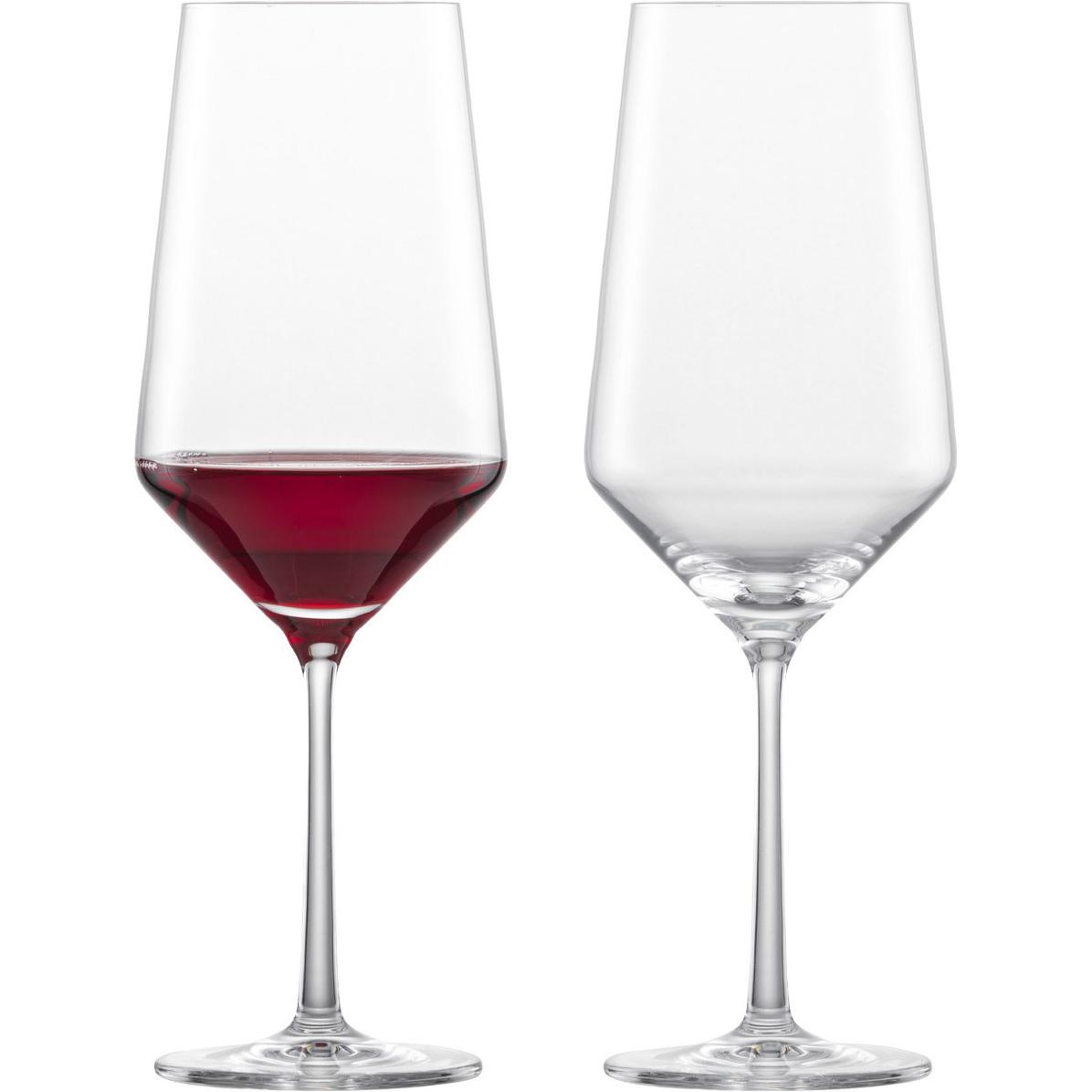 2x Zwiesel Rotweingläser PURE, Weingläser, Transparent