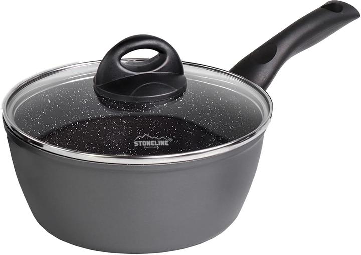 Actual product image Stoneline CERAMIC cookware set, 6 pcs. with glass lids (Pan set + pot set, Aluminium)