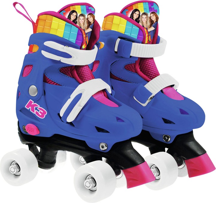 K3 Patins à roulettes Rainbow, pointures 34-37 (37)