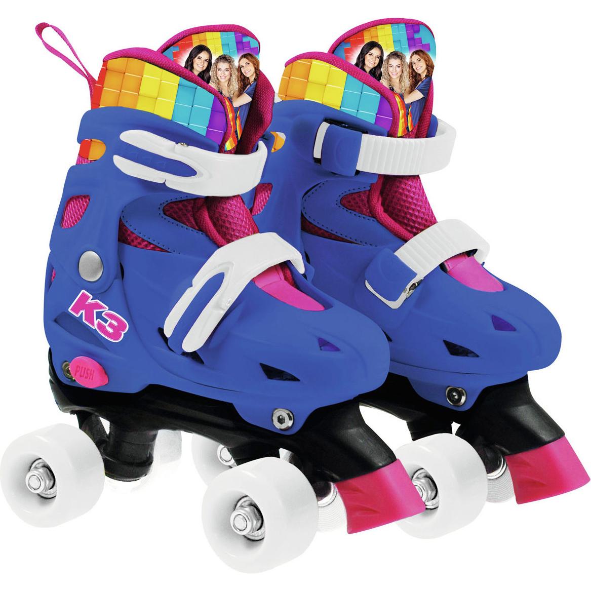 Studio 100, Mädchen, Rollschuhe, K3 Rollschuhe Rainbow, Grösse 34-37 (35), Blau