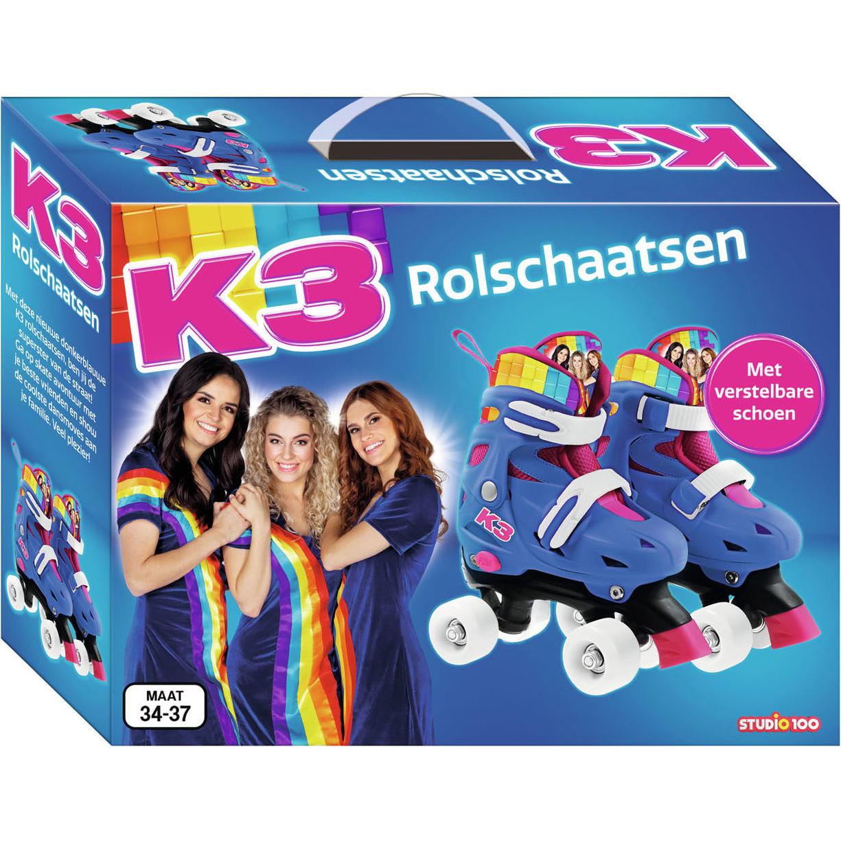 Thumbnail - Studio 100, Mädchen, Rollschuhe, K3 Rollschuhe Rainbow, Grösse 34-37 (35), Blau