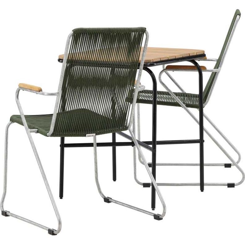 Thumbnail - Ebuy24, Gartentisch + Balkontisch, Gartenset Holmbeck 3-teilig (70 cm)