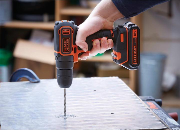 Produktbild Black & Decker & Decker BDCD18K-QW Bohrmaschine 650 RPM (Akkubetrieb)