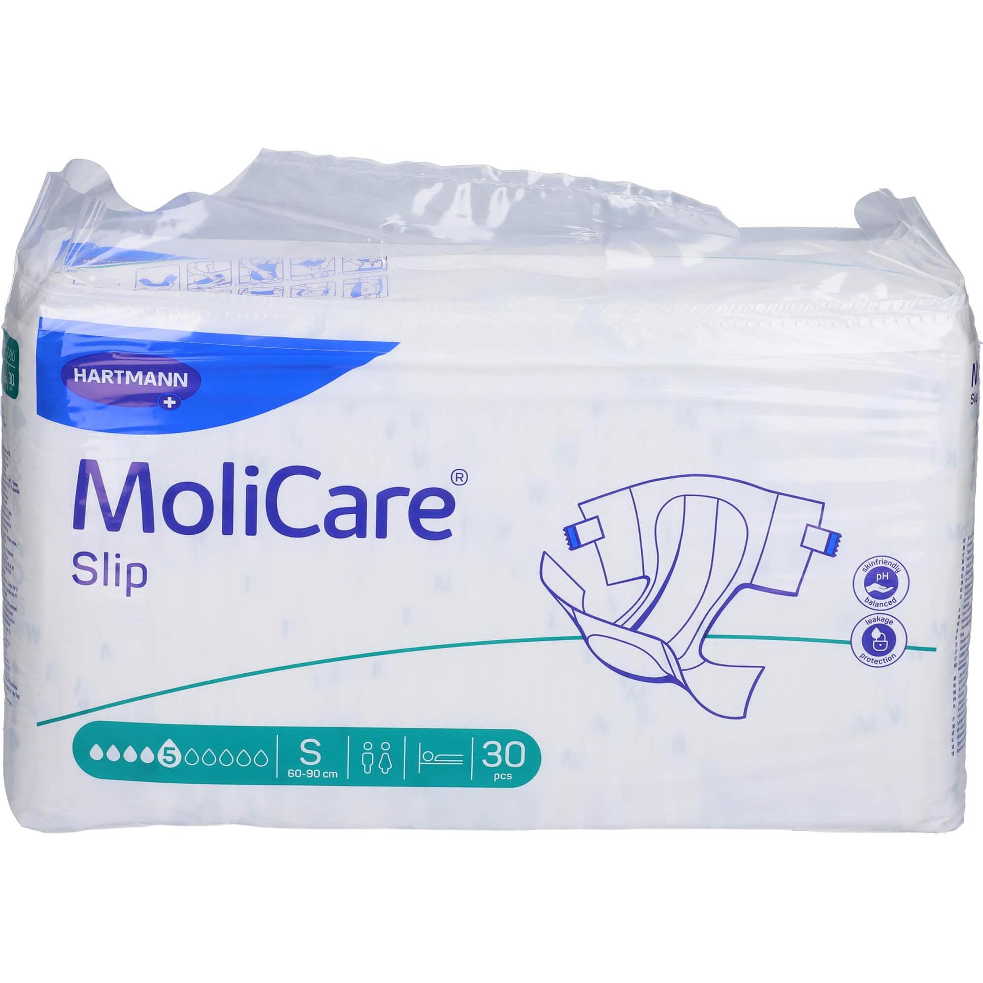 Hartmann, Inkontinenzhygiene, Molicare Slip 5 Tr Gr S, 30 St (30 x, S)