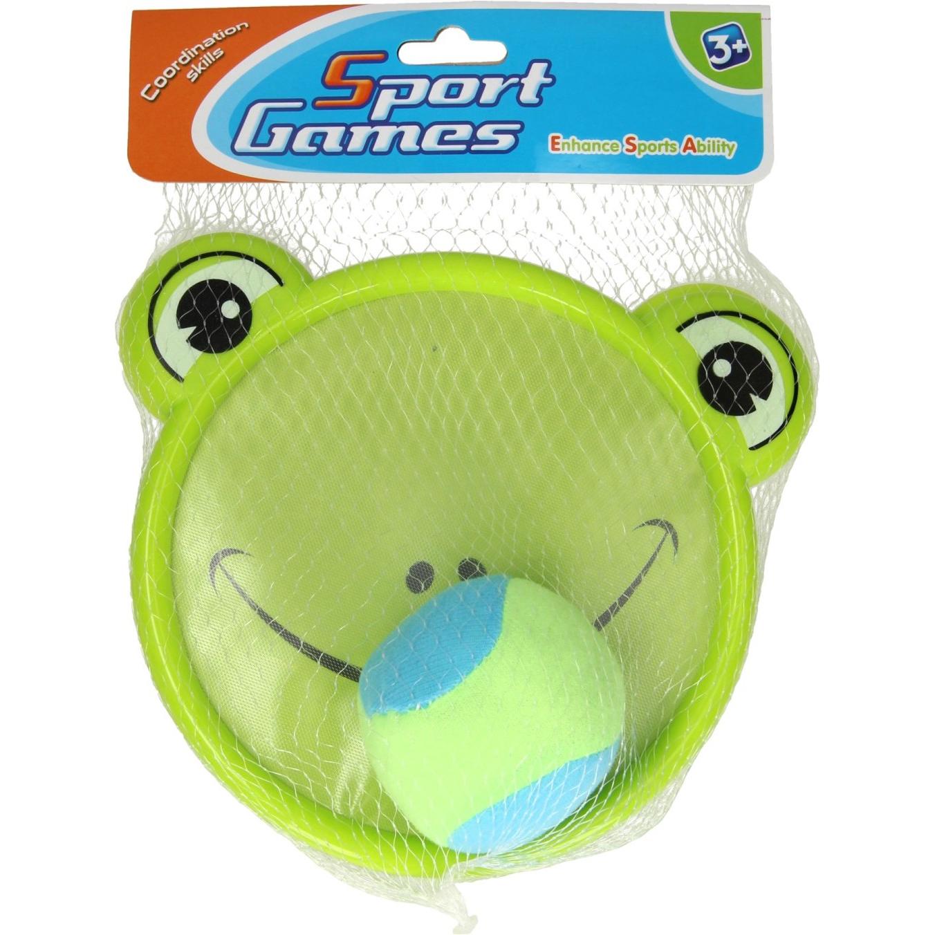 Fang- und Wurfspiel Velcro Kikker