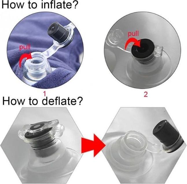 Immagine prodotto MU Classic Cuscino gonfiabile per il collo Serie Miami (Cuscino per testa e collo)