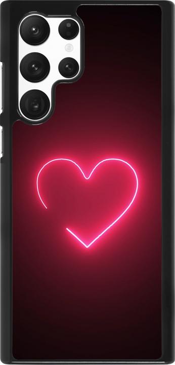 Actual product image PhoneLook Coque Valentine 2023 single neon heart (Samsung Galaxy S22 Ultra)