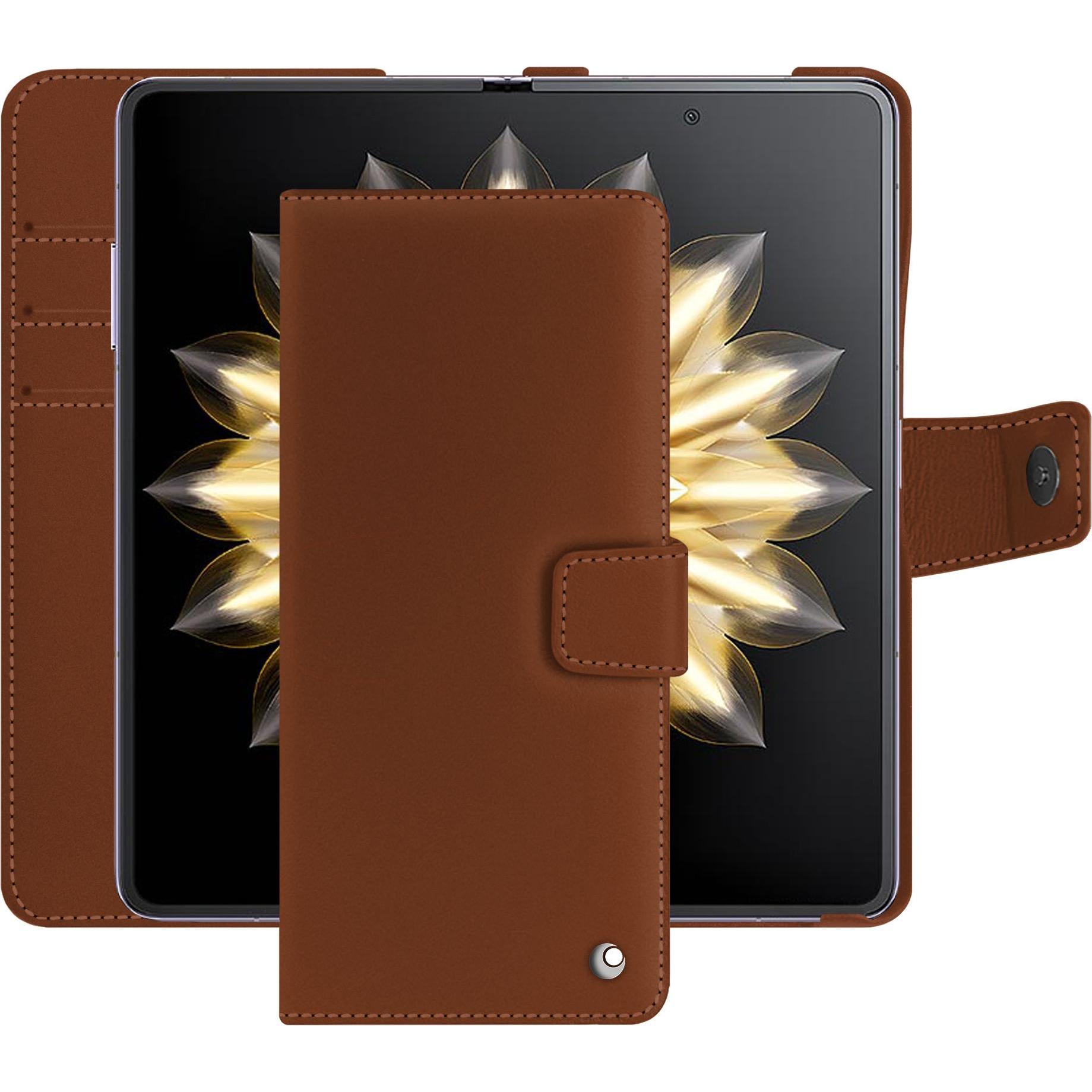 Noreve Honor Magic V2: cover in pelle (Honor Magic V2), Cover smartphone, Marrone