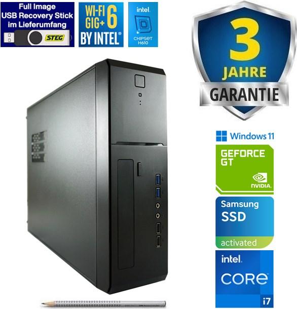 STEG PC Professional 70 VI (CH, i7, 16GB, 1TB SSD, Nvidia GT 1030, W11P) (1000 GB, 16 GB, Intel Core i7-12700, GeForce GT 1030)
