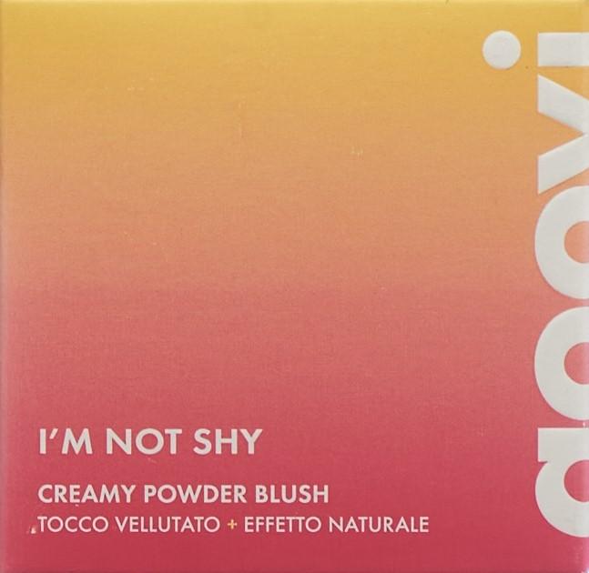 Image du produit Goovi BLUSH I'M NOT SHY Fard en poudre crémeux 02 Coral Pink (02 Rose corail)