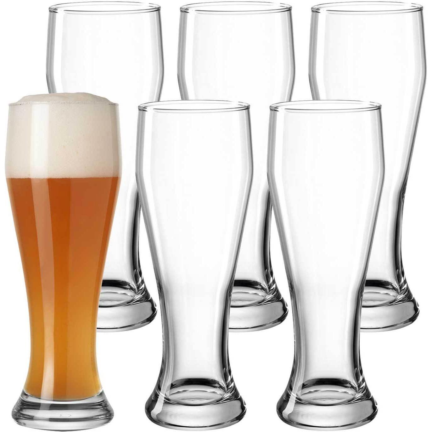 Leonardo, Biergläser, Weizenbierglas (0.50 l, 6 x)