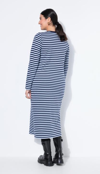 Produktbild Studio Untold Maxikleid, Jersey mit Ringeln, Langarm (42, 44)