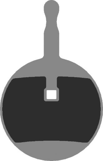 Actual product image Union Brake pad Disc AVID BB5 Organic (Avid, Organic (Resin))