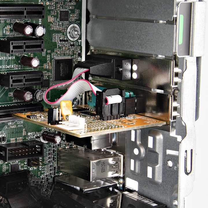 Produktbild StarTech com 2-Port PCI Express Serial Card, Dual Port PCIe to RS232 (DB9) Serial Card, 16C1050 UART (0.07 m, Industriekabel)