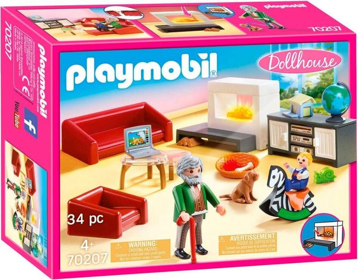 Productafbeelding Playmobil Gezellige woonkamer (70207, Playmobil poppenhuis)