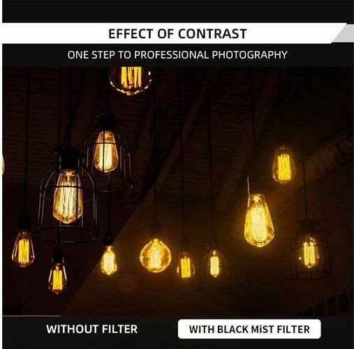 Produktbild 7artisans Objektivfilter 1/2 Black Mist – 52 mm (52 mm, Black Mist Filter, 52 mm)