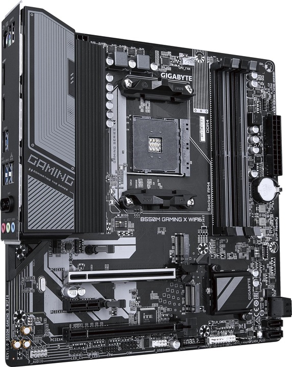 Immagine prodotto Gigabyte MB GBT AMD AM4 B550M GAMING X WIFI6 (AM4, AMD B550, mATX)