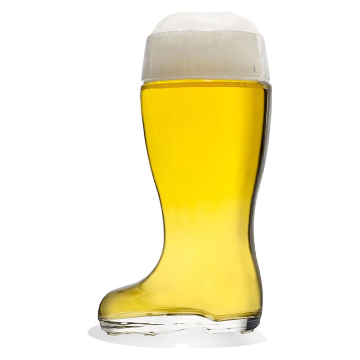 Stölzle Oberglas Premium Ribbed Beer Mugs / Set of 6 Beer Mugs 0.3 Litres / Stab