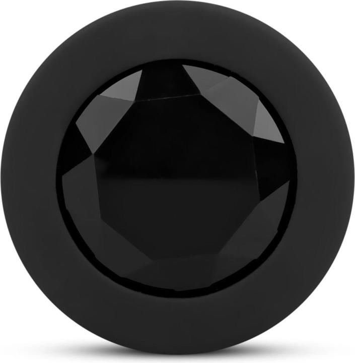 Productafbeelding Easytoys Butt Plug met Kristal - Zwart