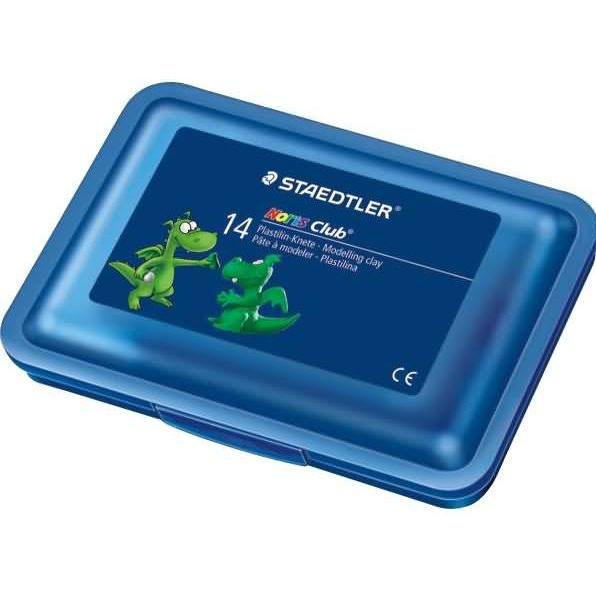 Staedtler Plastilin-Knete Noris, 14er Schulbox